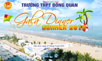 File gốc in ấn Market Gala Dinner Summer 2019 trường THPT Đồng Quan độ phân giải cao