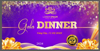 Download file Market Gala dinner 2022 Spa happy new year file CDR (gốc) cho xưởng in