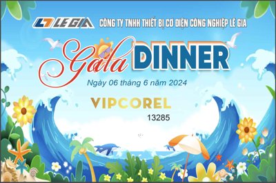 Download file gốc Market Gala dinner công ty thiết bị cơ điện công nghiệp (in mica) 3D
