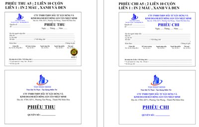 File gốc Market Hóa đơn Phiếu Thu và Phiếu Chi file corel (cho in ấn) từ Filetranh.com