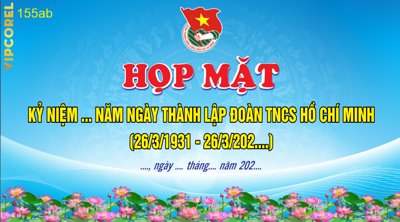 File in mica Market Họp mặt kỷ niệm ngày thành lập Đoàn TNCS (bản gốc) sắc sảo