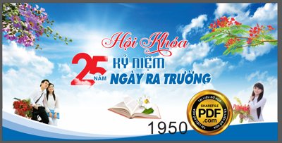 File in trần Market Hội khóa kỷ niệm 25 năm ngày ra trường file CDR (file gốc) chủ đề vũ trụ