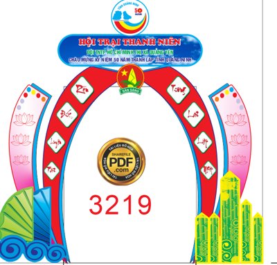 File in ấn Market Hội trại thanh niên kỷ niệm thành lập tỉnh file Corel (bản gốc) cao cấp