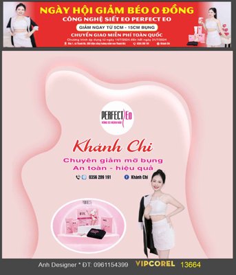 File gốc Market Khánh Chi giảm béo Perfect Eo file corel (in 3D) nghệ thuật