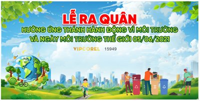 Tải file gốc in lụa Market Lễ Ra Quân hưởng ứng tháng hành động siêu nét