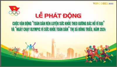 File tranh Market Lễ phát động cuộc vận động rèn luyện sức khỏe (gốc) in film