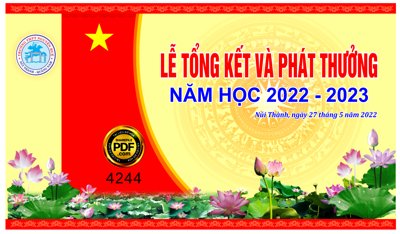 Tải file PSD Market Lễ tổng kết và phát thưởng THPT file corel (nguyên layer) để in