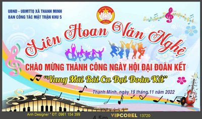 File gốc Market Liên hoan văn nghệ chào mừng ngày hội đoàn kết (dành cho quảng cáo)