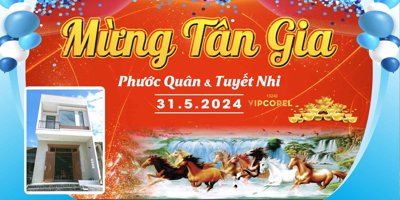 File gốc Market Mừng Tân Gia Phước Quân & Tuyết Nhi (PNG) chất lượng cao