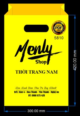 File tranh Market Menly Shop thời trang nam file corel (gốc) in film