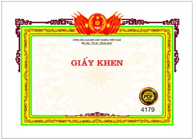 Tải file gốc Market Phôi giấy khen mẫu đẹp file corel (bản PSD) đầy đủ layer