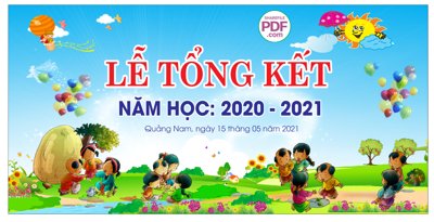 File ảnh Market Quảng Nam Lễ tổng kết năm học 2020 - 2021 file PDF & CDR (gốc) in poster