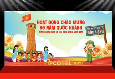 File gốc Market Quốc Khánh 2.9 chào mừng 80 năm #2 (phong cách) tối giản