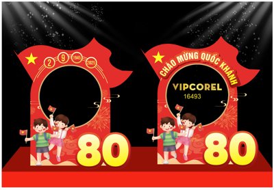File PSD Market Quốc Khánh 2.9 chào mừng 80 năm #4 (bản gốc) cho nhà in