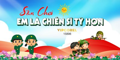 File gốc Market Sân chơi Em làm chiến sĩ tí hon #3 vector cho in ấn và thiết kế