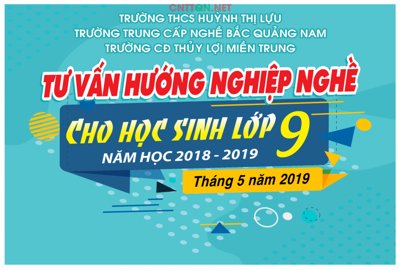 File ảnh Market Tư vấn hướng nghiệp lớp 9 file CDR (gốc) in biển hiệu
