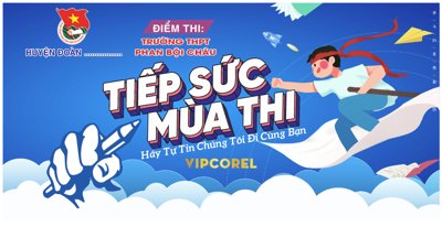 Tải file gốc Market Tiếp sức mùa thi 2025 #3 file corel (in không vỡ ảnh)