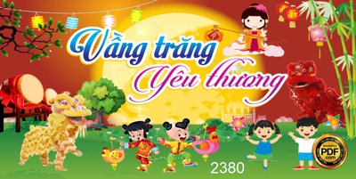 File ảnh Market Vầng trăng yêu thương file CorelDRAW (gốc) in backdrop sự kiện