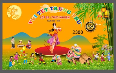 File gốc Market Vui tết trung thu #5 file CorelDRAW (bản quyền) cho in ấn