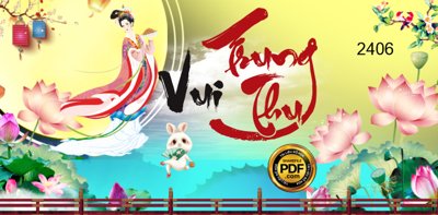 File gốc Market Vui trung thu file CorelDRAW (ảnh chi tiết) để in lụa