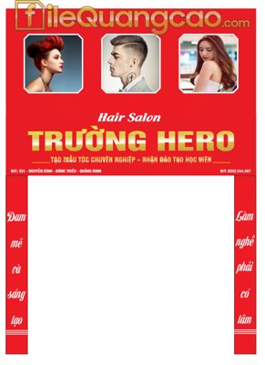 File in lụa Market bảng biển quảng cáo Hair Salon file CDR (tân cổ điển) Market bảng biển quảng cáo Hair Salon file CDR