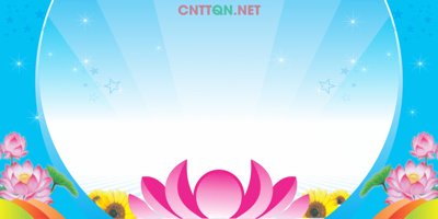 Tải file Market backdrop nền xanh và hoa sen nở file CDR (ảnh gốc) in gạch 3D