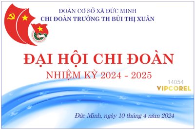 File in ấn Market background Đại hội chi đoàn file corel (bản gốc) cao cấp