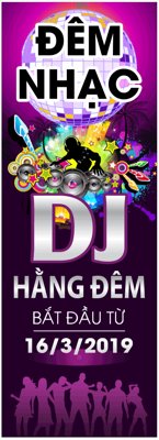 File in trần Market banner Đêm Nhạc DJ - Background Music file CDR (file gốc) phong thủy