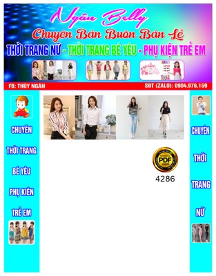 File gốc Market biển Ngân Belly - thời trang nữ file corel (in ấn) màu sắc trung thực