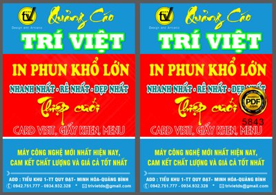 File PSD Market biển vẫy Quảng Cáo Trí Việt file corel (gốc) cho designer