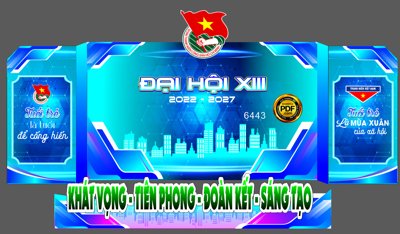 File ảnh Market chào mừng kỷ niệm 92 năm ngày thành lập đoàn #6 (gốc) in quảng cáo ngoài trời