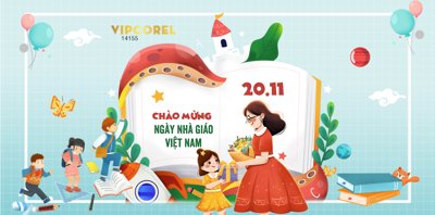 Download file gốc Market chào mừng ngày nhà giáo Việt Nam 20-11 14155 (in mica) logo