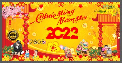 Mua file gốc Market chúc mừng năm mới 2022 #3 file CDR (chất lượng) tại Filetranh.com
