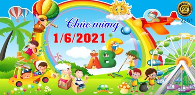 File gốc Market chúng mừng ngày 1/6/2022 file thiết kế đồ họa CorelDRAW x5 (thiết kế) độc quyền