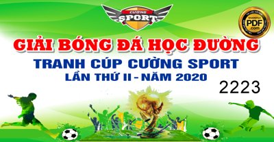 Mua file ảnh gốc Market giải bóng đá học đường tranh cúp cường Sport (chất lượng cao)