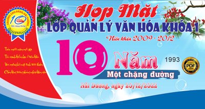 File ảnh Market họp mặt lớp quản lý văn hóa khóa 1 file CDR (gốc) in PP, decal