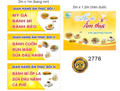 Tải file Market hội chợ ẩm thực Quảng Ninh file coreldraw (gốc) làm tranh treo tường