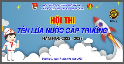 File in ấn Market hội thi tên lửa nước cấp trường file corel (bản gốc) sắc nét