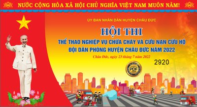 Ảnh gốc file in lụa Market hội thi thể thao nghiệp vụ chữa cháy và cứu nạn cứu hộ chi tiết