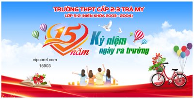 File in trần Market kỷ niệm 15 năm ngày ra trường 2025 corel (bản gốc) trời sao