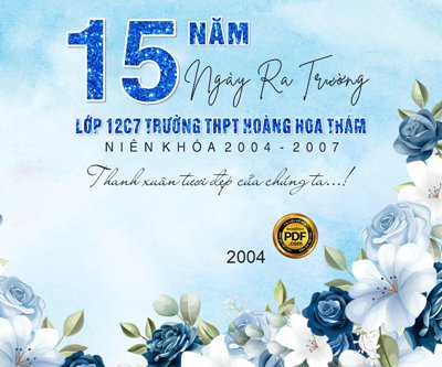File gốc Market kỷ niệm 15 năm ngày ra trường THPT Hoàng Hoa Thám CDR (PNG) trong suốt (transparent)