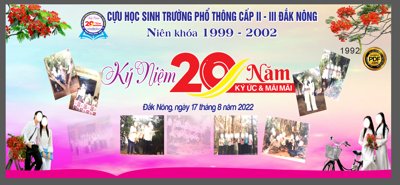 File in mica Market kỷ niệm 20 năm ký ức và mãi mãi THPT CẤP 2 - ĐẮK NÔNG (bản gốc) làm vách ngăn