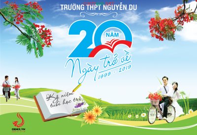 File tranh Market kỷ niệm 20 năm ngày trở về trường THPT file AI (gốc) in film