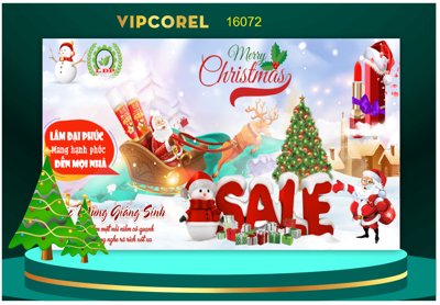 Tải file Market mừng giáng sinh merry Christmas 2025 #2 corel (gốc) in trên mọi chất liệu