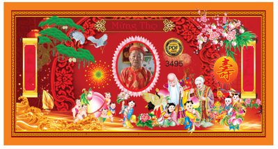 File gốc Market mừng thọ cụ ông 2023 file corel (thiết kế) độc quyền