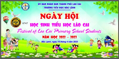 Download file gốc Market ngày hội Học sinh tiểu học Lào Cai file corel (độ nét cao)