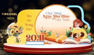 Tải file gốc Market ngày nhà giáo Việt Nam 20-11 2025 #23 (bản PSD) còn layer