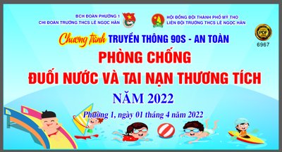 Download file gốc Market phòng chống đuối nước và tai nạn thương tích (in lụa) tranh 3D