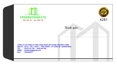 File PSD Market phong bì thư công Trường Thịnh file corel (bản gốc) chất lượng nhất