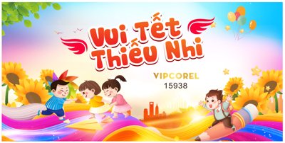 Download file Market trang tí vui tết thiếu nhi 2025 #2 file corel (chuẩn in) Market trang tí vui tết thiếu nhi 2025 #2 file corel
